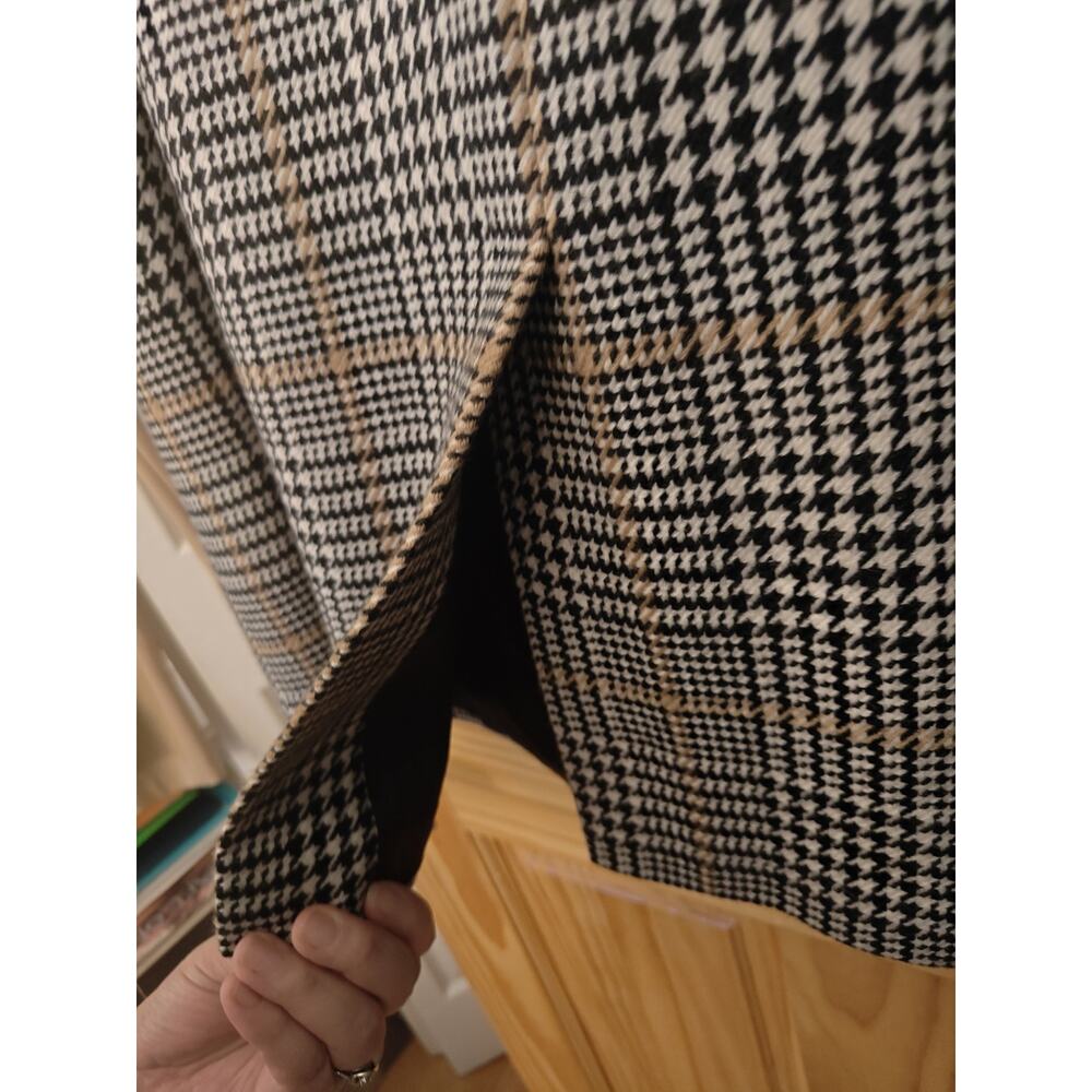 Pendleton Vintage NWOT Wool Blend Houndstooth Glen Plaid OverCoat XL Preppy Chic - Picture 6 of 9